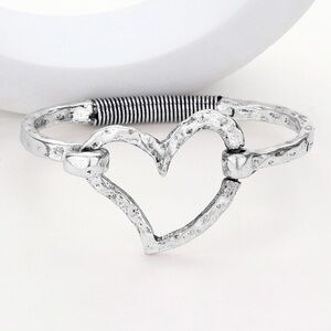 Silver Heart Bracelet
